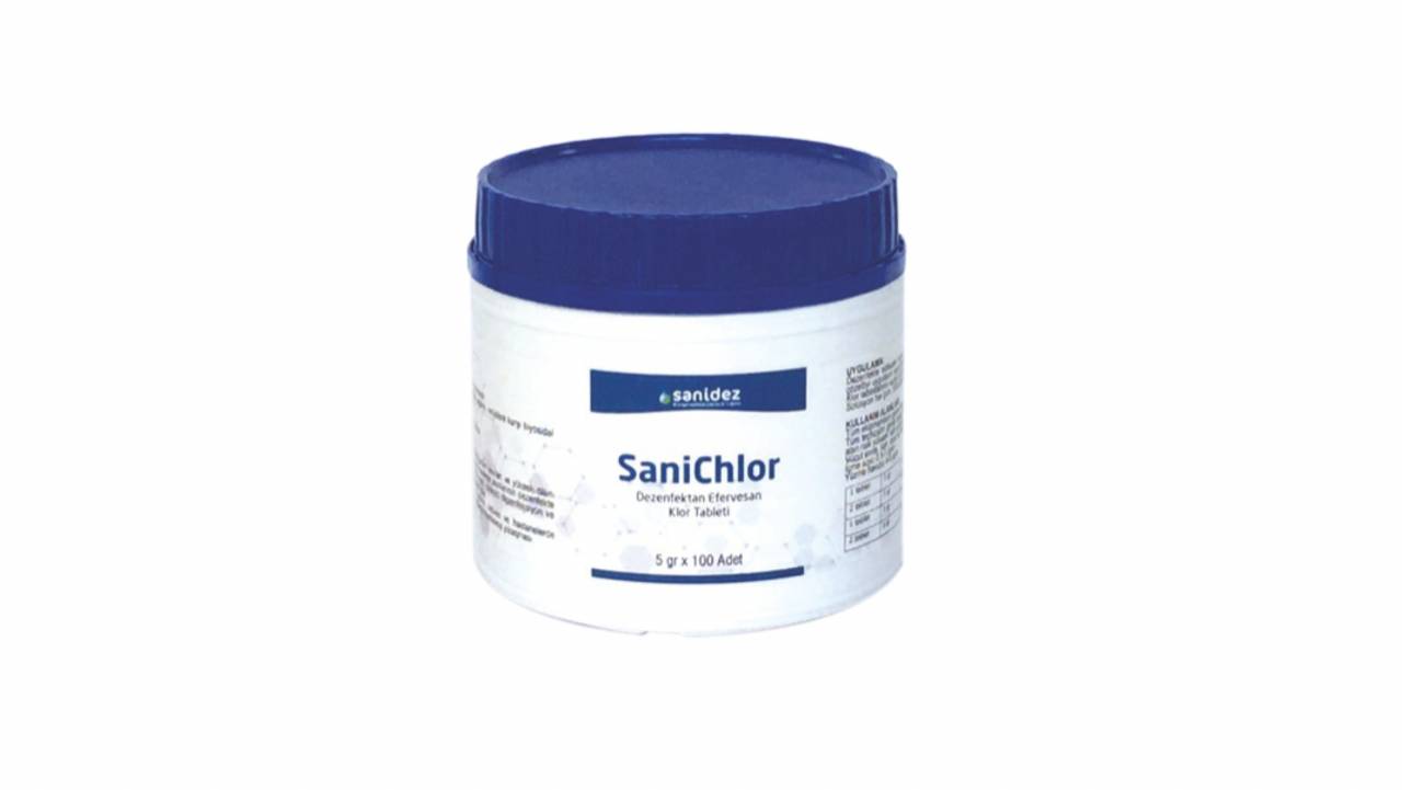 Sanichlor Efervesan Klor Tablet Dezenfektan